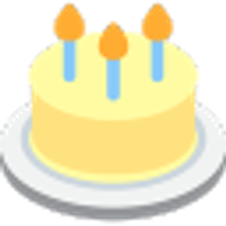 Vanilla Birthdaycake emoji
