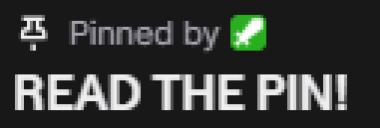 Pinned emoji