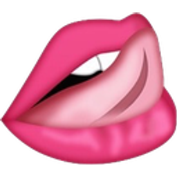 Lips Sexy Lick emoji