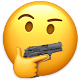 Raisedgunh emoji