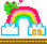 Rainbow House emoji
