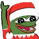 Peepoxmaswave emoji
