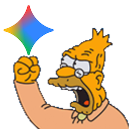 Old Man Yells At Gemini emoji
