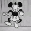 Black And White Mouse Dance emoji