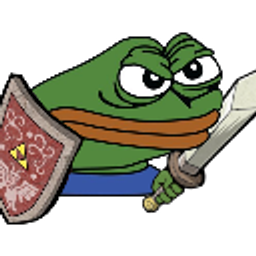 Pepe Shield Sword emoji