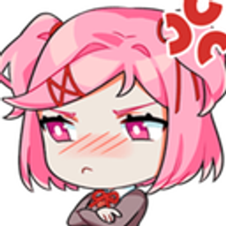 Natsuki Tsundere Mode emoji