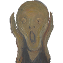 The Scream emoji