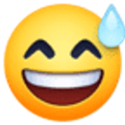 Sweat Smile emoji
