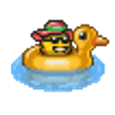 Knuddels Duck Floatie emoji