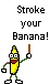 Stroke Your Banana emoji