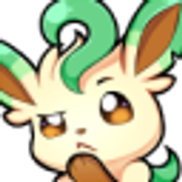 Leafeon Pout emoji