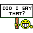 Did I Say That emoji