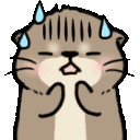 Anxiousotter emoji