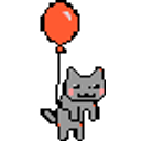 Neko Balloon emoji