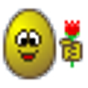 Egg Flower emoji