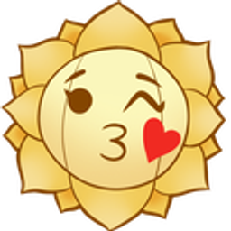 Sunflora Love emoji