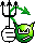 Green Devil emoji
