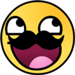 Awesome Mustache emoji