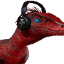 Jammin Raptor emoji
