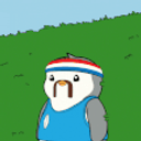 Pudgy Hide emoji