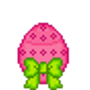 Easter Egg Greeting Pink emoji