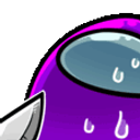Among Purple Sus emoji