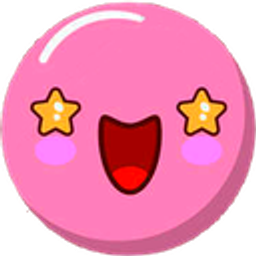Pink Smile Star Eyes emoji