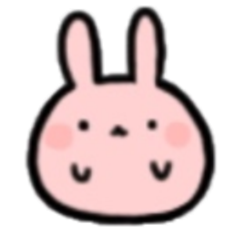 Blush Bunny Smile emoji