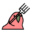 Pitchfork Parrot emoji