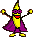 Banana Purple Cape emoji