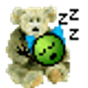 Teddy Bear Sleep emoji