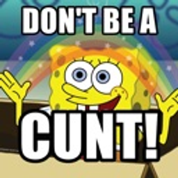 Dontbeacunt emoji