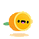 Happy Orange emoji