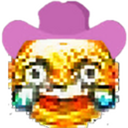 Crunchy Pink Cowboy emoji