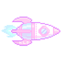 Pinkrocket emoji