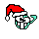 Crazy Santa Hat emoji