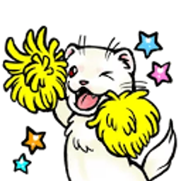 Ferret Cheer emoji