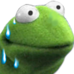 Kermit Sweat emoji