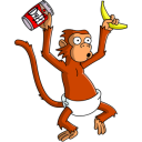 Mojo Simpsons Monkey emoji