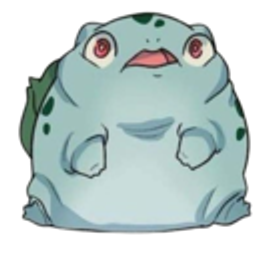 Blobby Frog Surprised emoji