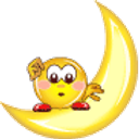 Moon Scratch Head emoji