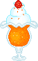 Orange Sundae emoji