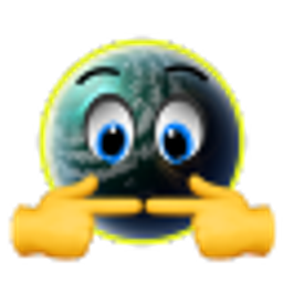 Shy Planet emoji