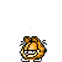 Garfield Dance emoji