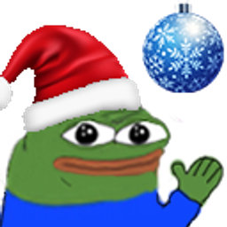 Pepe Santa Pray emoji
