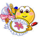 Embroidery emoji