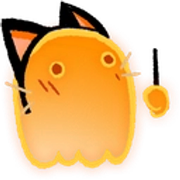 Catorangeghost emoji