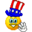 4july Wave emoji