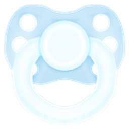 Pacifier Blue emoji