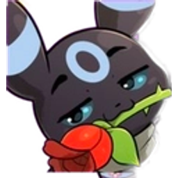 Umbreon Rose emoji